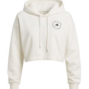 🔥 Adidas x Stella McCartney White Cropped Hoodie – Women’s – Premium Designer
